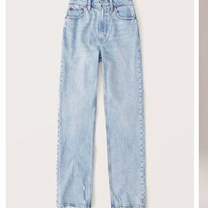 Abercrombie Ultra High Rise 90s Straight Jean 31/XL inseam